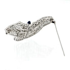 Tiffany & Co. Platinum 14.00cttw Baguette And Marquise Diamond Butterfly Brooch - The Back Vault