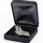 Tiffany & Co. Platinum 14.00cttw Baguette And Marquise Diamond Butterfly Brooch - The Back Vault