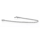 14K White Gold 3.17cttw Round Brilliant Cut Tennis Bracelet - The Back Vault