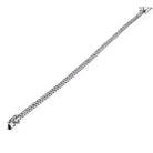 14K White Gold 3.17cttw Round Brilliant Cut Tennis Bracelet - The Back Vault