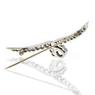 Platinum 3.00cttw Antique Old Mine Diamond Brooch - The Back Vault