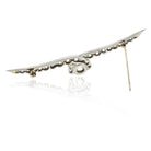 Platinum 3.00cttw Antique Old Mine Diamond Brooch - The Back Vault