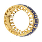 Tiffany & Co. Paloma Picasso 18K Yellow Gold Blue Enamel Star Bracelet - The Back Vault