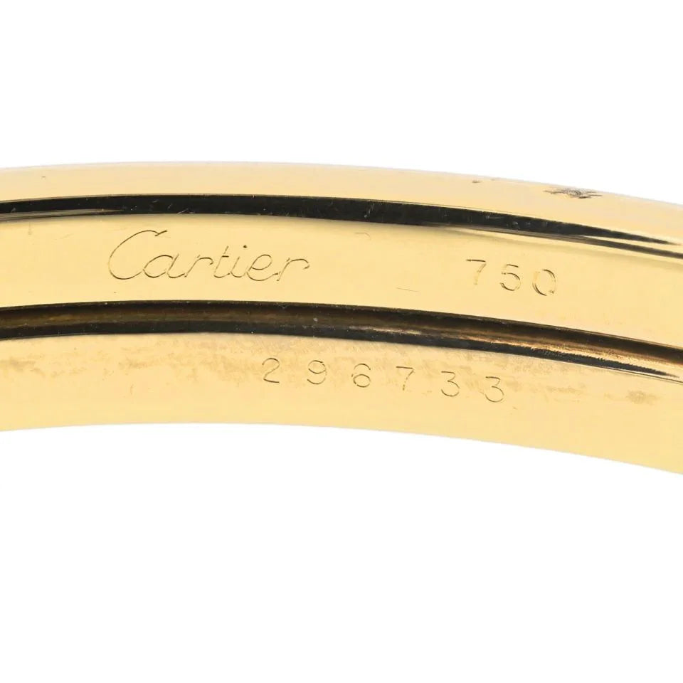Cartier Panthere 18K Yellow Gold Silverium Double Head Bracelet - The Back Vault