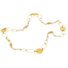 Cartier 18K Yellow Gold 1970's Wire Twist Disk Chain Necklace - The Back Vault