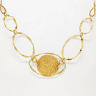 Cartier 18K Yellow Gold 1970's Wire Twist Disk Chain Necklace - The Back Vault