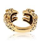 Cartier 18K Yellow Gold Double Panthere Ring - The Back Vault