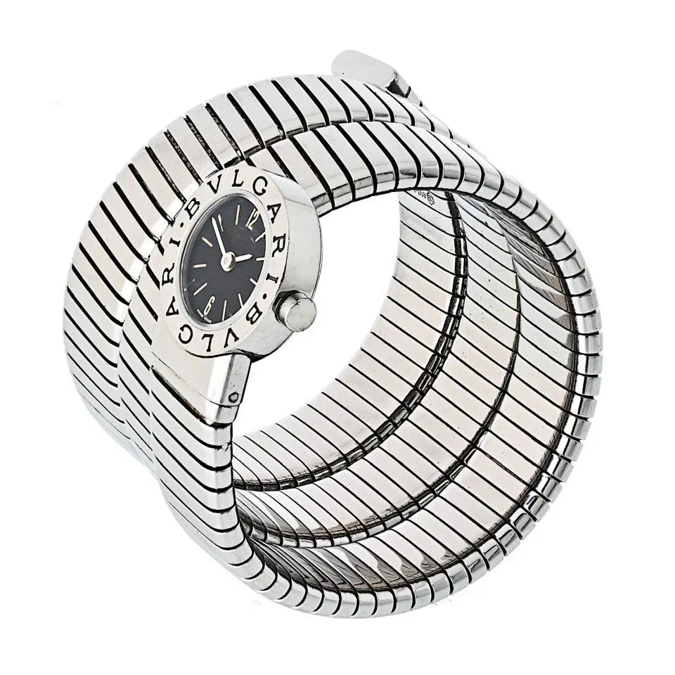 Bvlgari Tubogas Stainless Steel Serpenti Vintage BB 19 1TS Watch - The Back Vault
