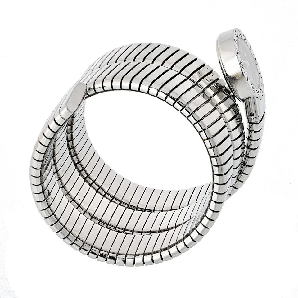 Bvlgari Tubogas Stainless Steel Serpenti Vintage BB 19 1TS Watch - The Back Vault