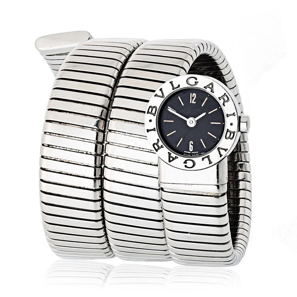 Bvlgari Tubogas Stainless Steel Serpenti Vintage BB 19 1TS Watch - The Back Vault