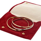 Cartier Trinity 18K Tri Color Small Model Roller Bangle Bracelet - The Back Vault