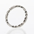 Platinum Delicate Diamond Vintage Eternity Ring - The Back Vault