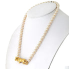 Cartier 18K Yellow Gold Panthere On A Pearl String Necklace - The Back Vault