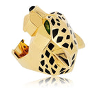 Cartier Panthere 18K Yellow Gold Solid Panthere Head Ring - The Back Vault