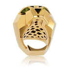 Cartier Panthere 18K Yellow Gold Solid Panthere Head Ring - The Back Vault