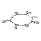 Harry Winston Platinum 7 charm Vintage Bracelet - The Back Vault