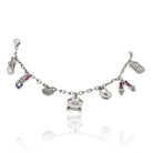 Harry Winston Platinum 7 charm Vintage Bracelet - The Back Vault