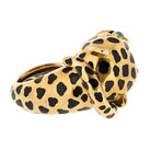 David Webb Platinum & 18K Yellow Gold Leopard Ring - The Back Vault