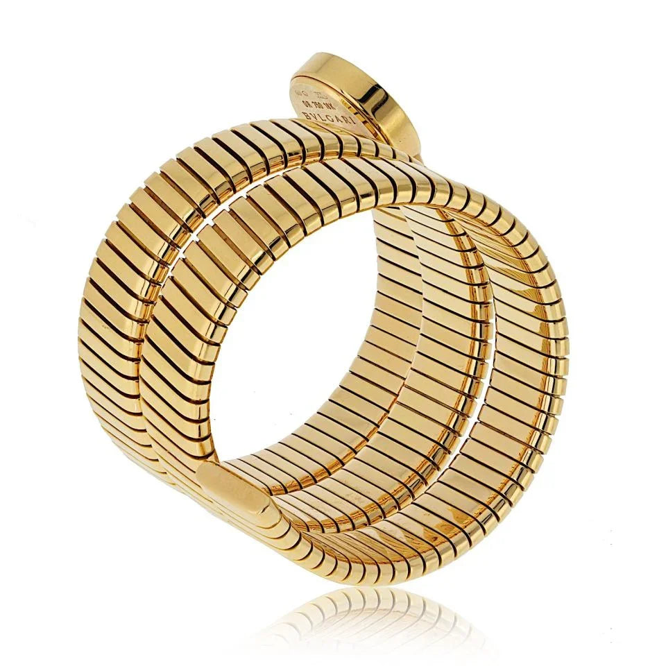 Bvlgari 18K Yellow Gold BB19 Tubogas Watch - The Back Vault