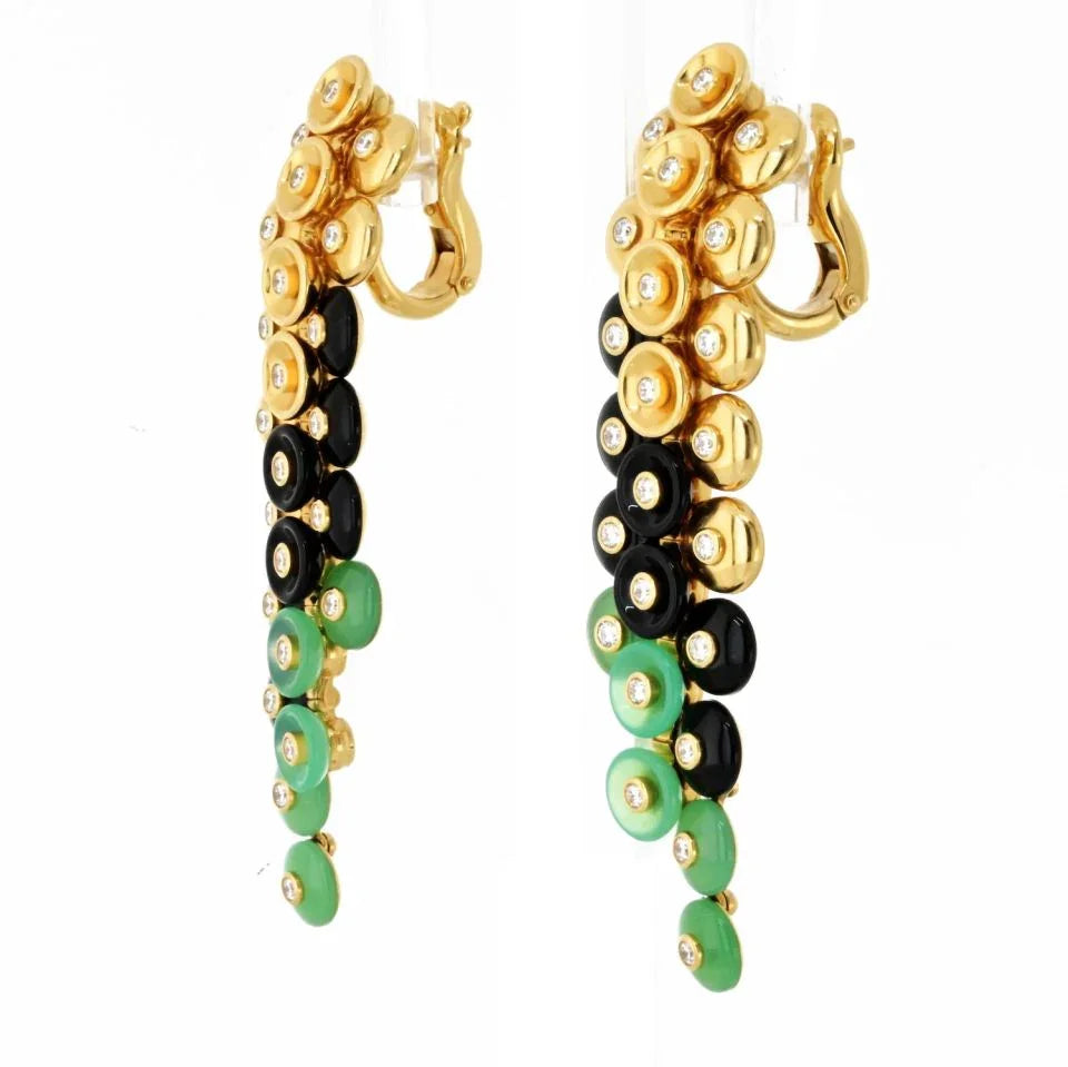 Van Cleef & Arpels 18K Yellow Gold Bouton D'or Earrings - The Back Vault