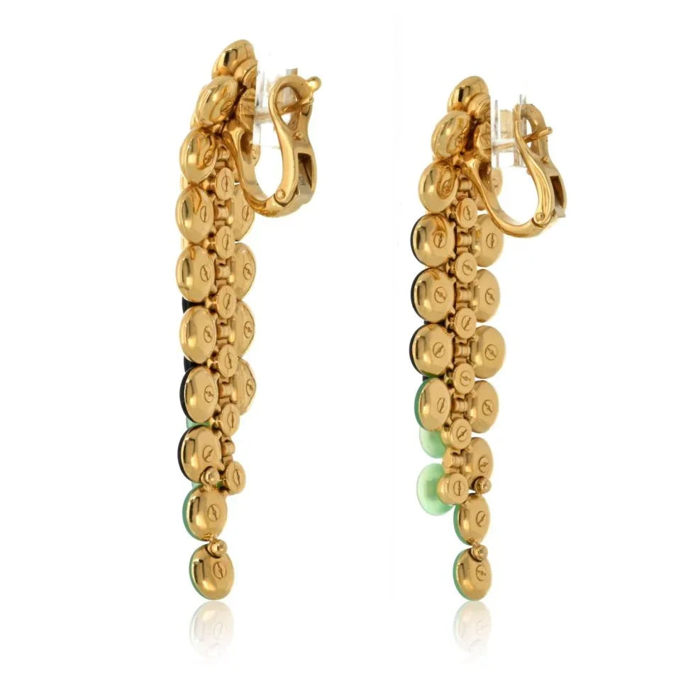 Van Cleef & Arpels 18K Yellow Gold Bouton D'or Earrings - The Back Vault
