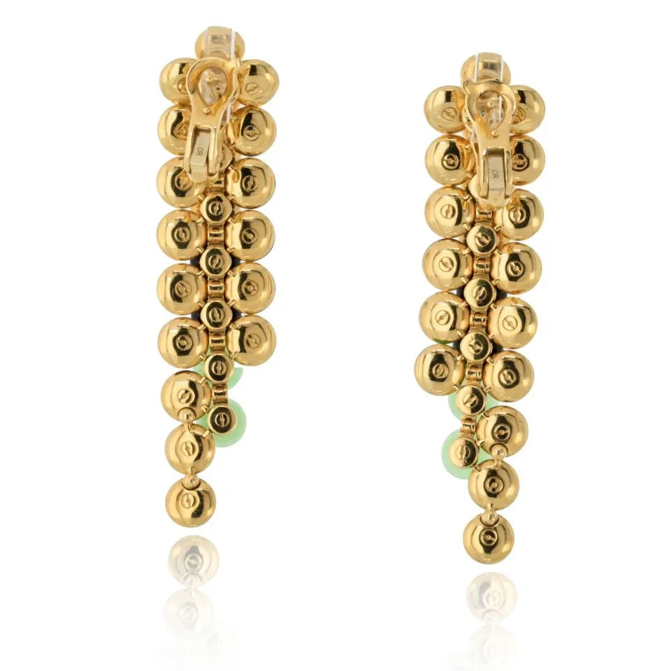 Van Cleef & Arpels 18K Yellow Gold Bouton D'or Earrings - The Back Vault
