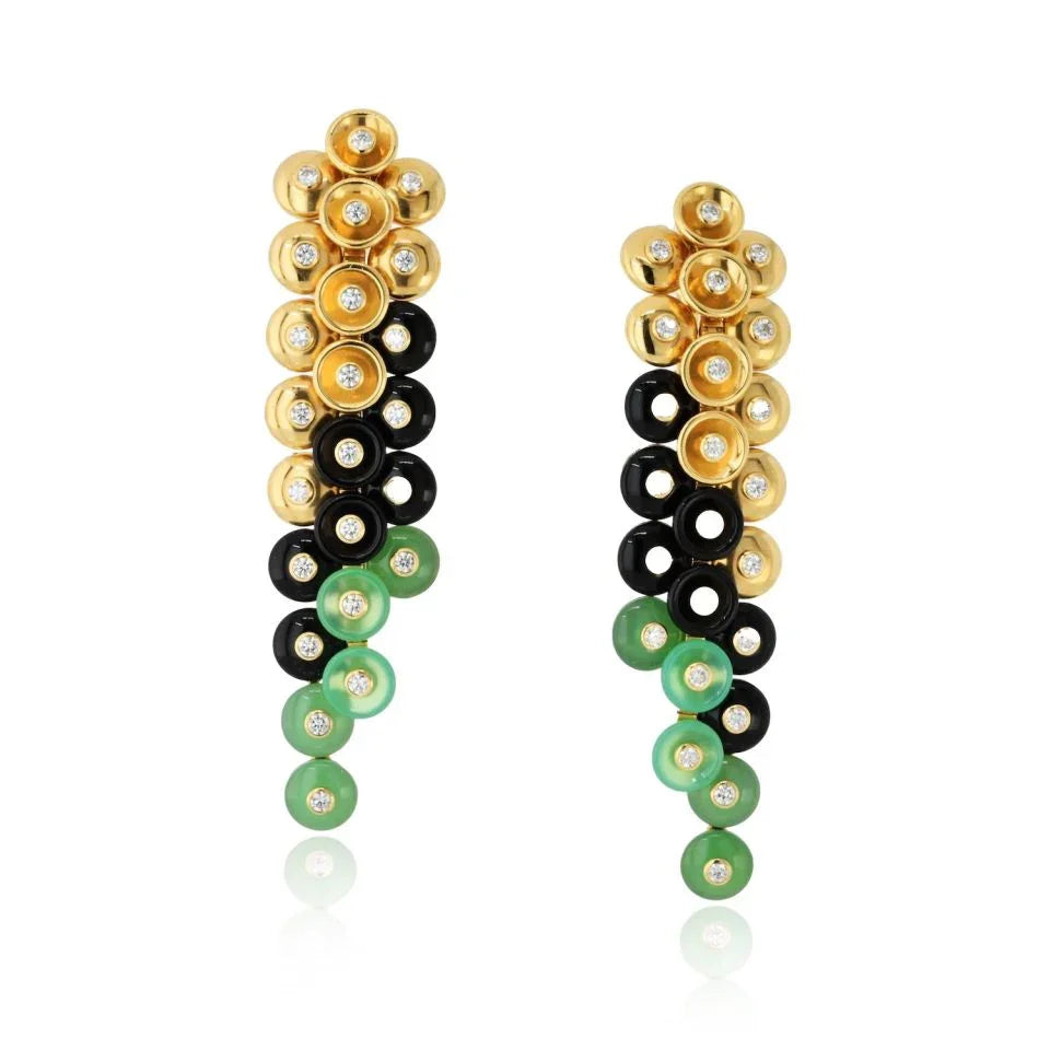 Van Cleef & Arpels 18K Yellow Gold Bouton D'or Earrings - The Back Vault