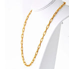 Cartier Santos 18K Yellow Gold Link 18 inches Necklace - The Back Vault