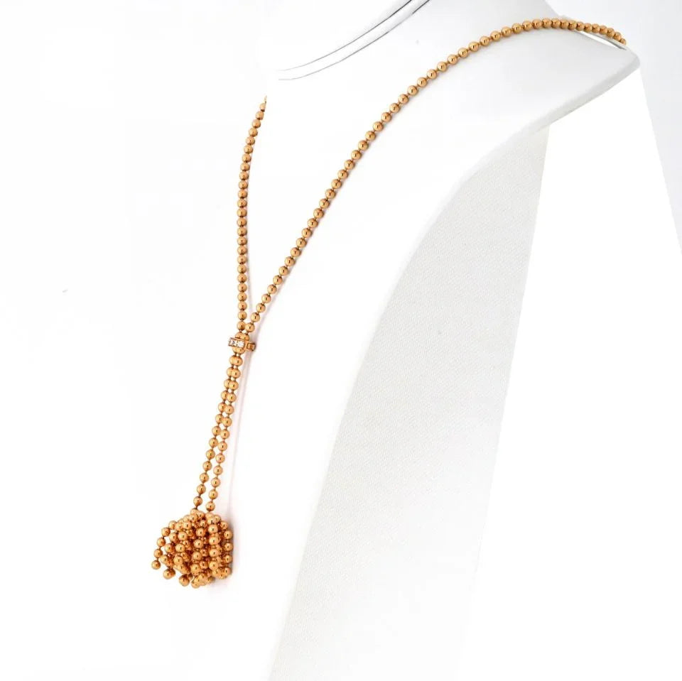 Cartier Nouvelle Vague 18K Yellow Gold Paris ''Nouvelle Vague'' Diamond Necklace - The Back Vault