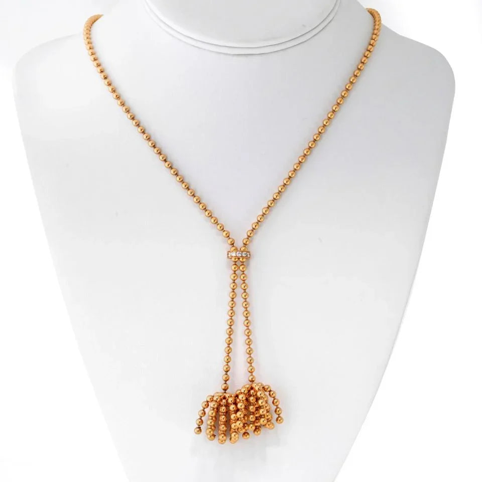 Cartier Nouvelle Vague 18K Yellow Gold Paris ''Nouvelle Vague'' Diamond Necklace - The Back Vault