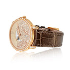 Harry Winston 18K Rose Gold Midnight Champagne Sunray Dial Watch - The Back Vault