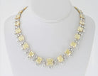 Platinum & 18K Yellow Gold 94.65 carats of Fancy Yellow Diamonds Necklace - The Back Vault