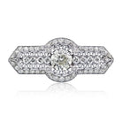 Marcus & Co. Art Deco Platinum Brooch - The Back Vault