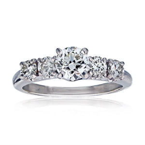 Center Approx .50 carat Round Diamond H-I/ VS Ring