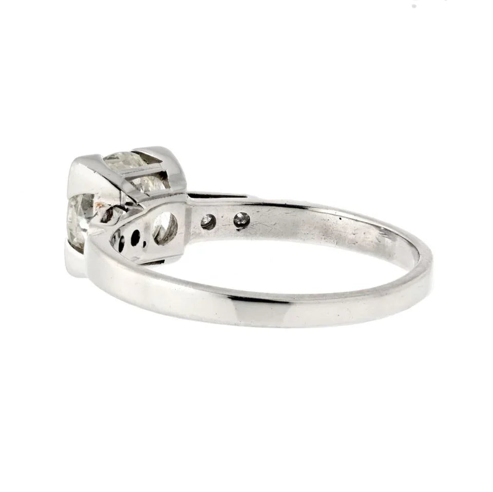 1.40ct Old European Cut Diamond OP/I-1 Engagement Ring - The Back Vault