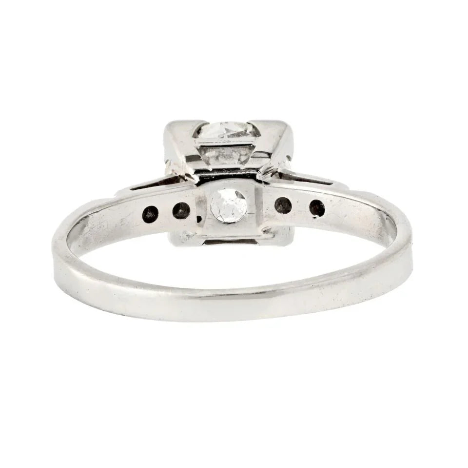 1.40ct Old European Cut Diamond OP/I-1 Engagement Ring - The Back Vault