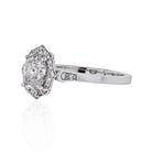 .98 carat Oval Diamond I/I-1 GIA Engagement Ring - The Back Vault