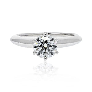 Tiffany & Co. Six Prong Classic 0.91ct I VS2 Solitaire Engagement Ring