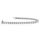 11.51 Carat 14K White Gold Round Cut Tennis Bracelet - The Back Vault