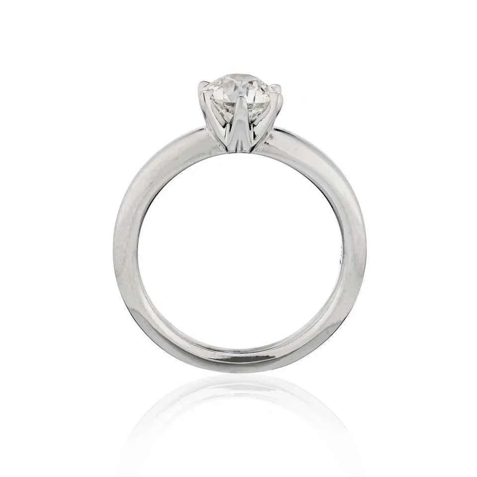 1.15 carat Old European Cut Diamond I/VS2 GIA Ring - The Back Vault