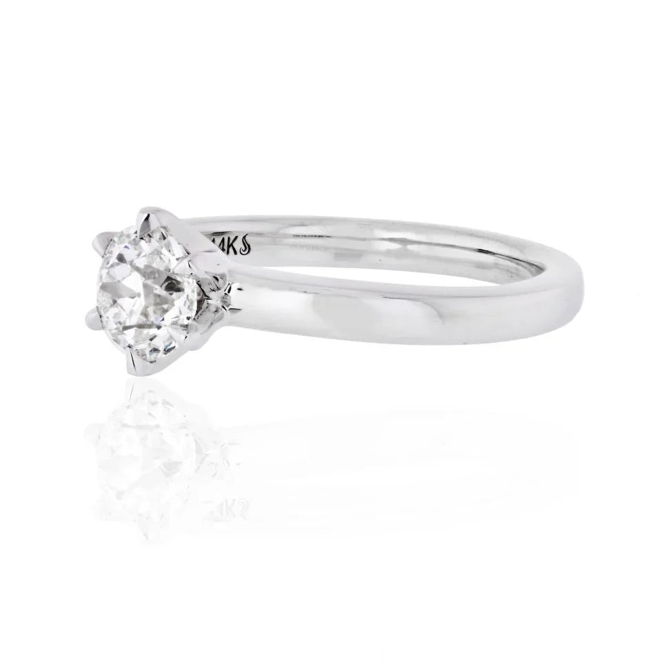 1.02 carat Old European Cut Diamond G/VS2 GIA Ring - The Back Vault