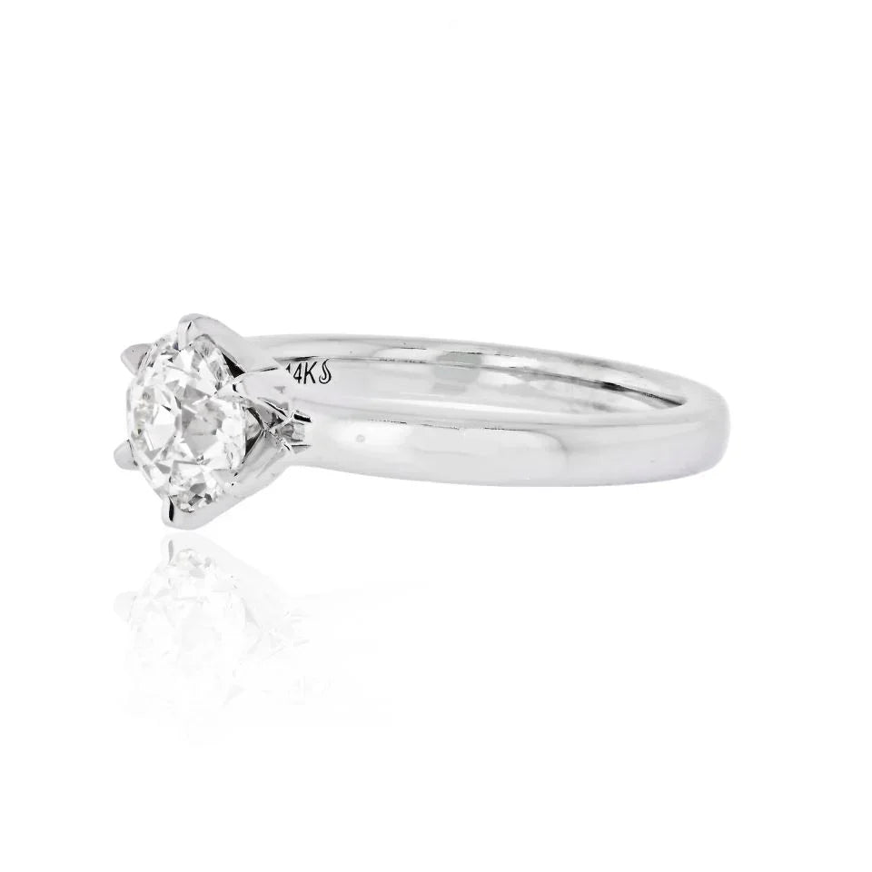 Solitaire Engagement Ring - The Back Vault