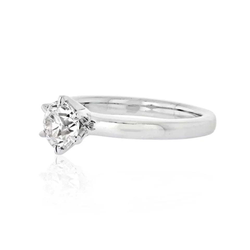 1.01 carat Old European Cut Diamond I/VS2 GIA Ring - The Back Vault