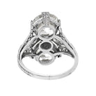 Platinum Old European Cut 6.64 cttw K/VS1 GIA Toi Et Moi Diamond Ring - The Back Vault