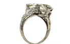 Platinum Old European Cut 6.64 cttw K/VS1 GIA Toi Et Moi Diamond Ring - The Back Vault