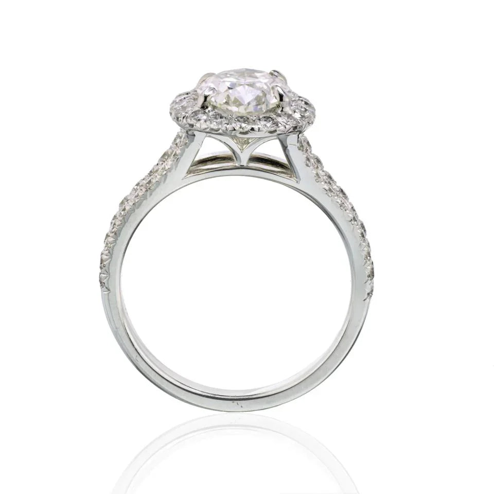 2 carat Oval Cut Diamond J/VS2 GIA Engagement Ring - The Back Vault