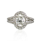2 carat Oval Cut Diamond J/VS2 GIA Engagement Ring - The Back Vault