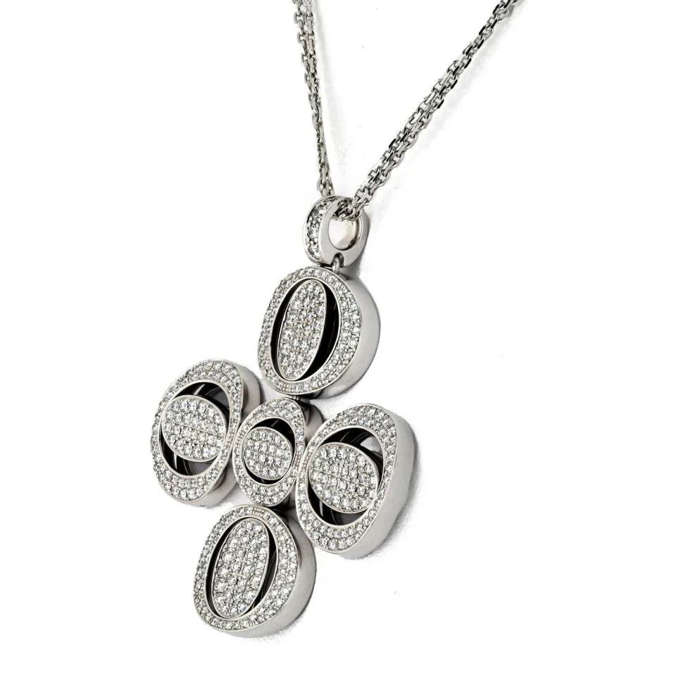 Chopard 18K White Gold Diamond Pendant - The Back Vault