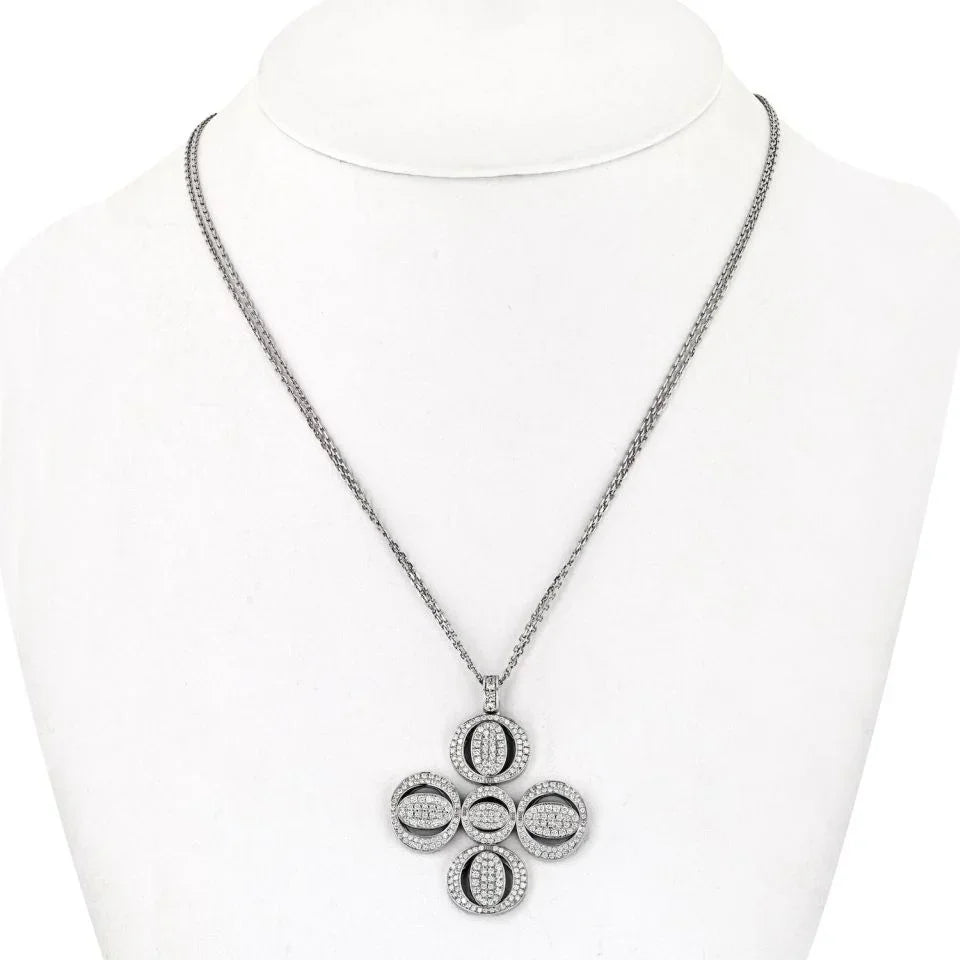 Chopard 18K White Gold Diamond Pendant - The Back Vault