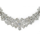 Platinum 75.00cts Diamond Collar Necklace - The Back Vault